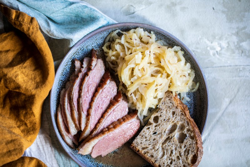 Kedlubnové zelí na cideru