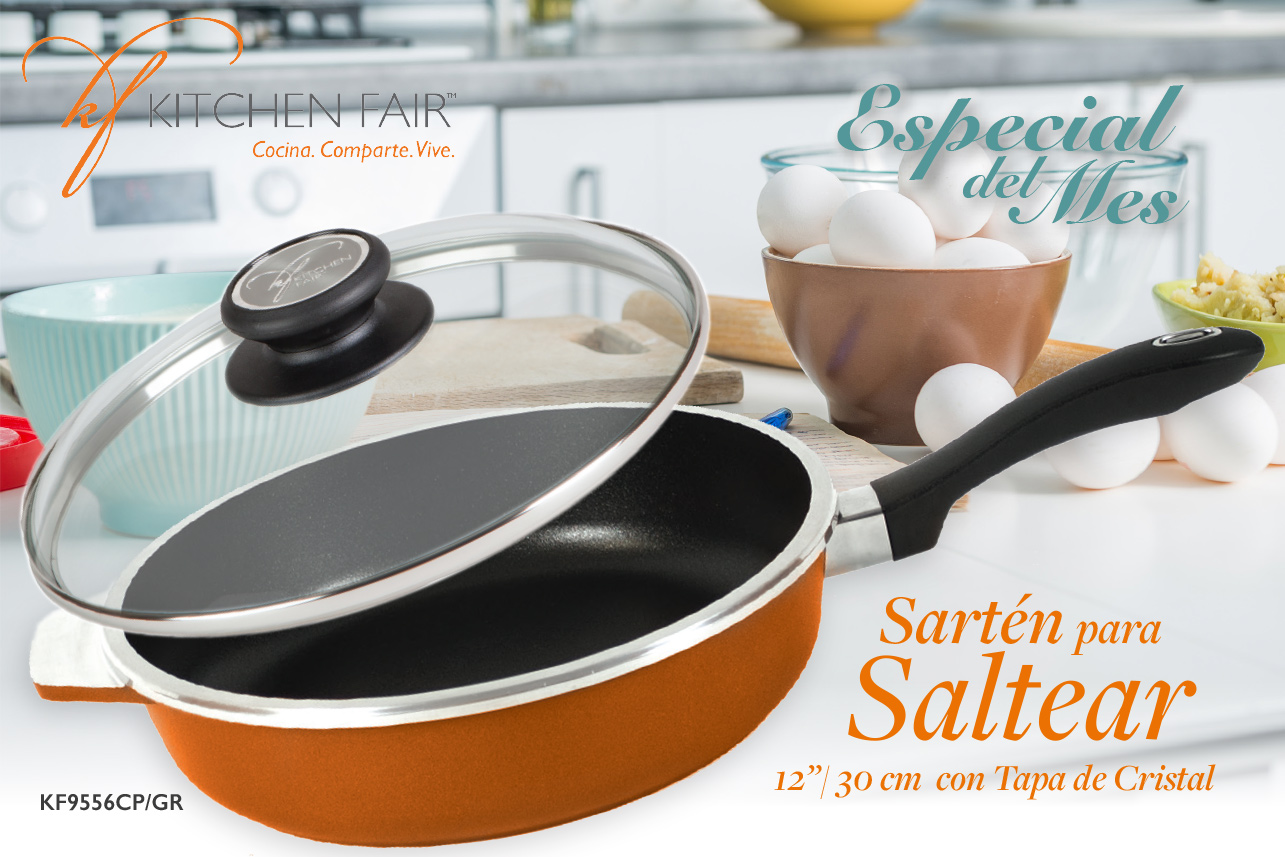 Especial de Marzo Sartén para Saltear, con o sin su tapa de cristal