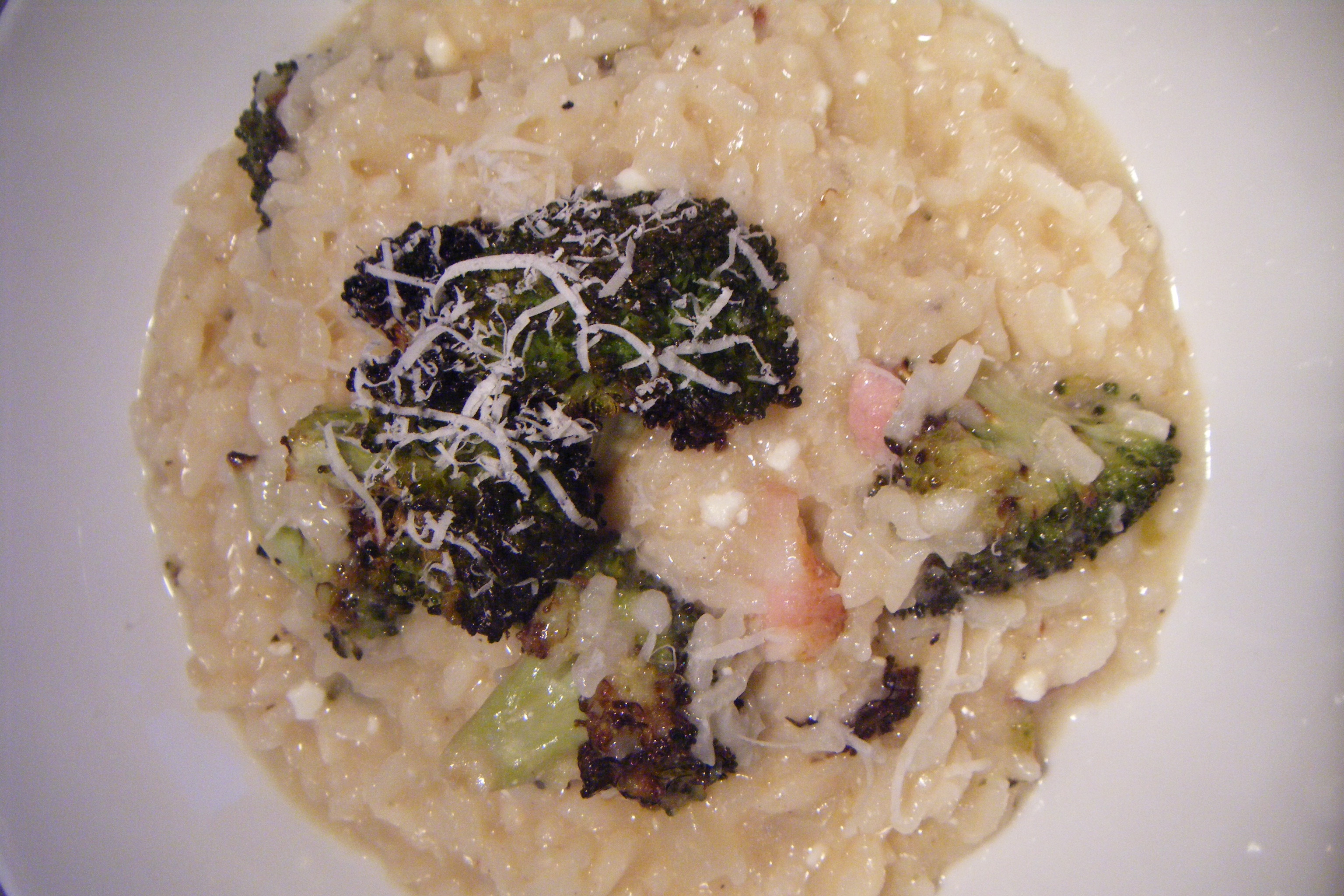 Roasted Broccoli Risotto, a total surprise! Kitchen Feasts