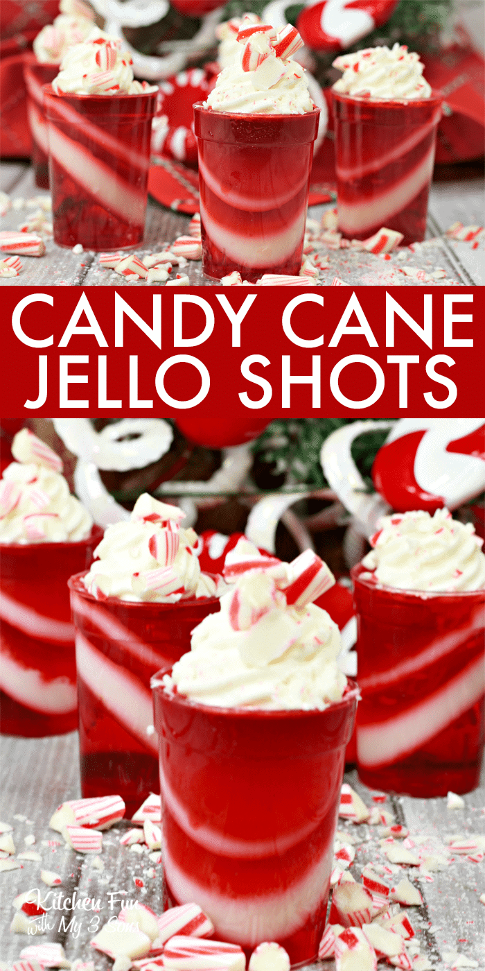 Make Candy Cane Jello Shots for Adults This Christmas