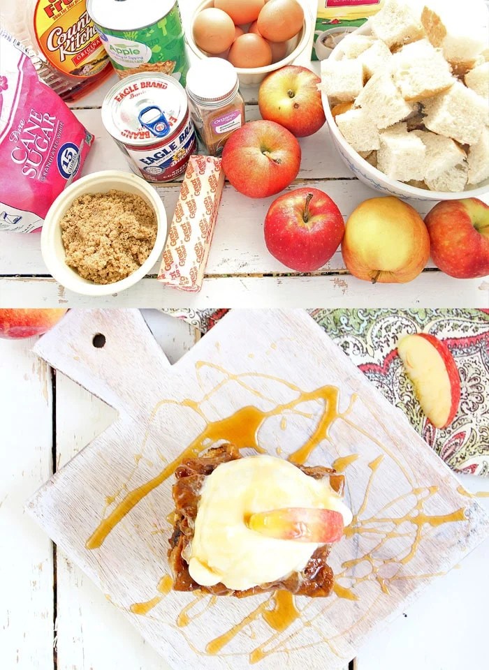 Slow Cooker Apple Bread Pudding Kitchen Fun With My 3 Sons