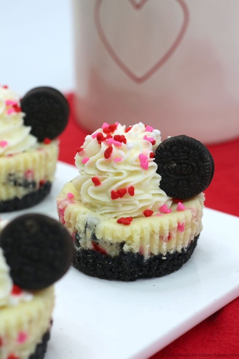 Valentine Cheesecake Bites Kitchen Fun With My 3 Sons