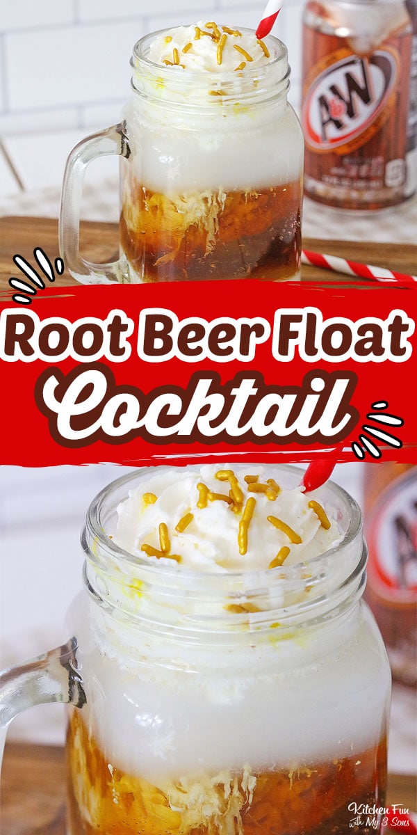Layered Root Beer Float Cocktail Kitchen Fun With My 3 Sons