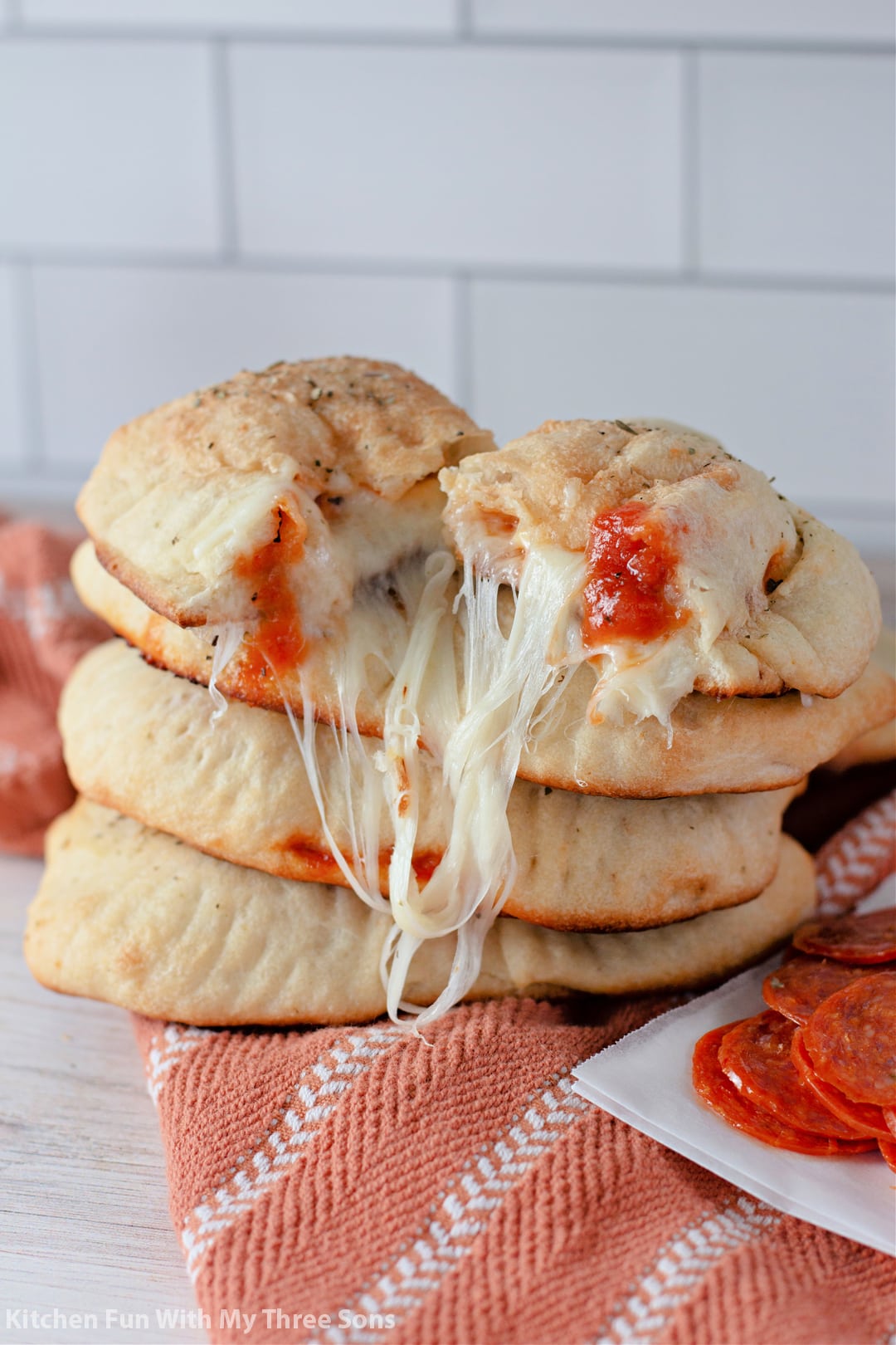 Pepperoni Pizza Pockets Kitchen Fun With My 3 Sons