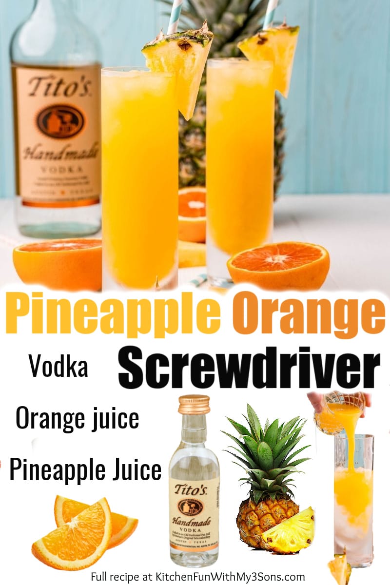 Pineapple Screwdriver Kitchen Fun With My 3 Sons