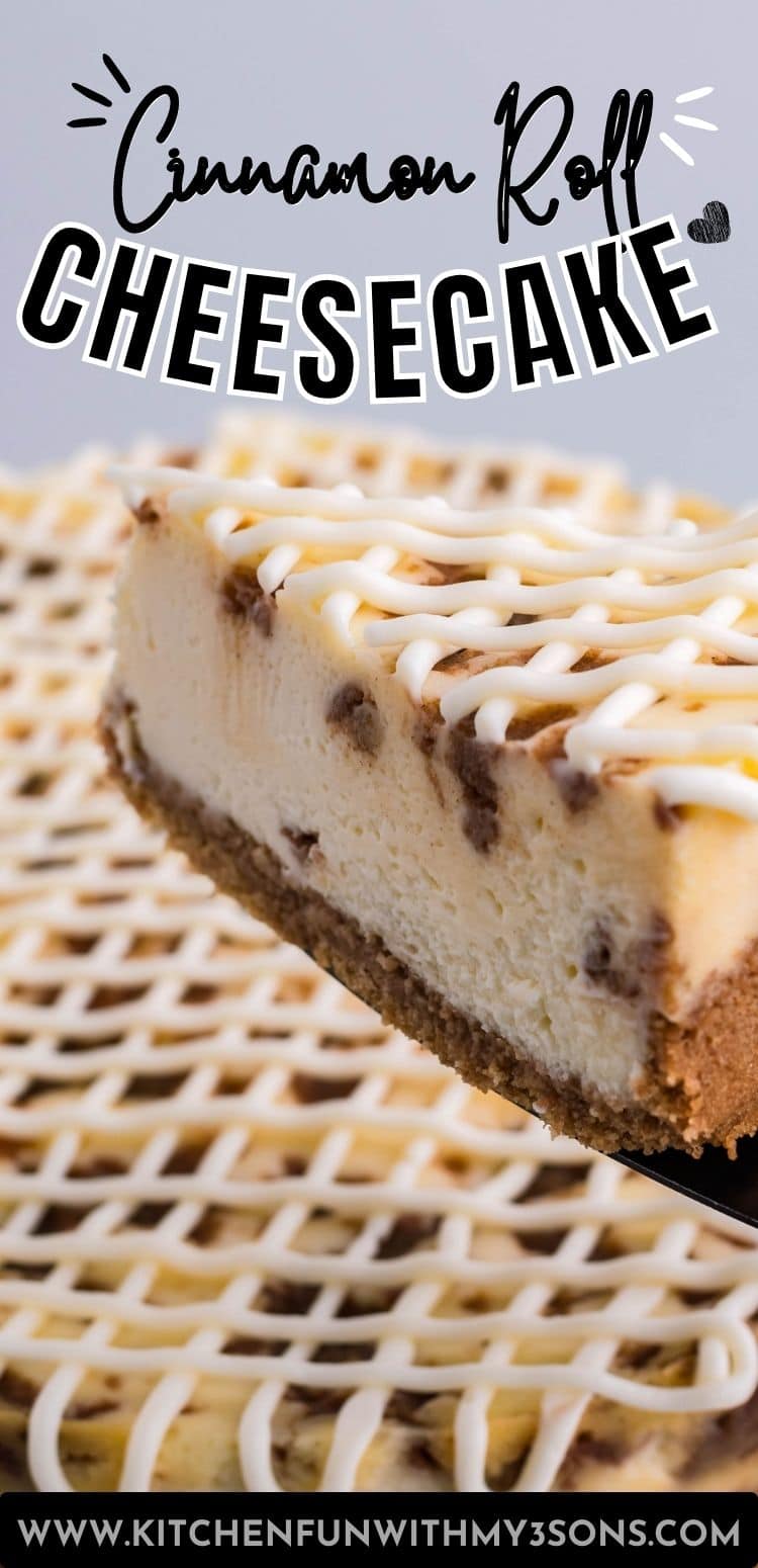 Cinnamon Roll Cheesecake Kitchen Fun With My 3 Sons