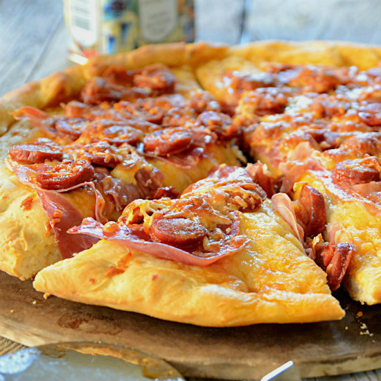 Linguica Prosciutto Pizza