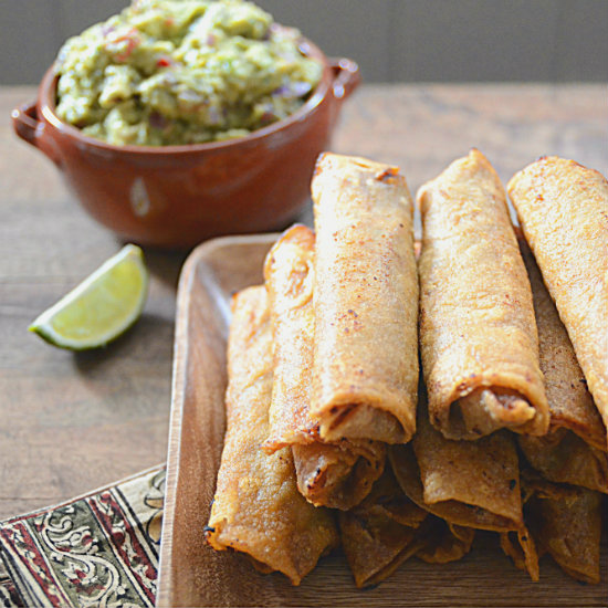 Taquitos with Guacamole