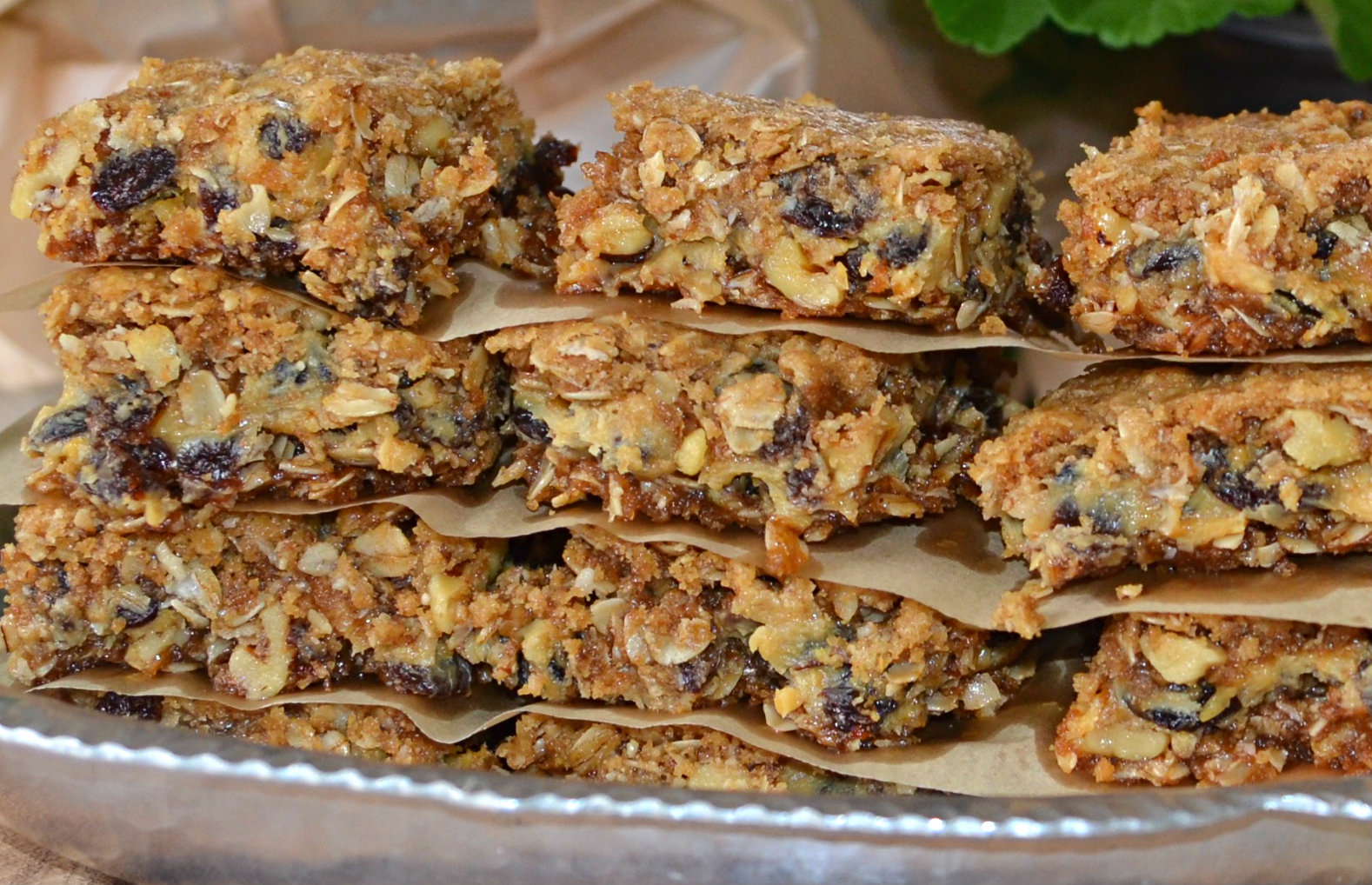 Oatmeal Raisin Bars