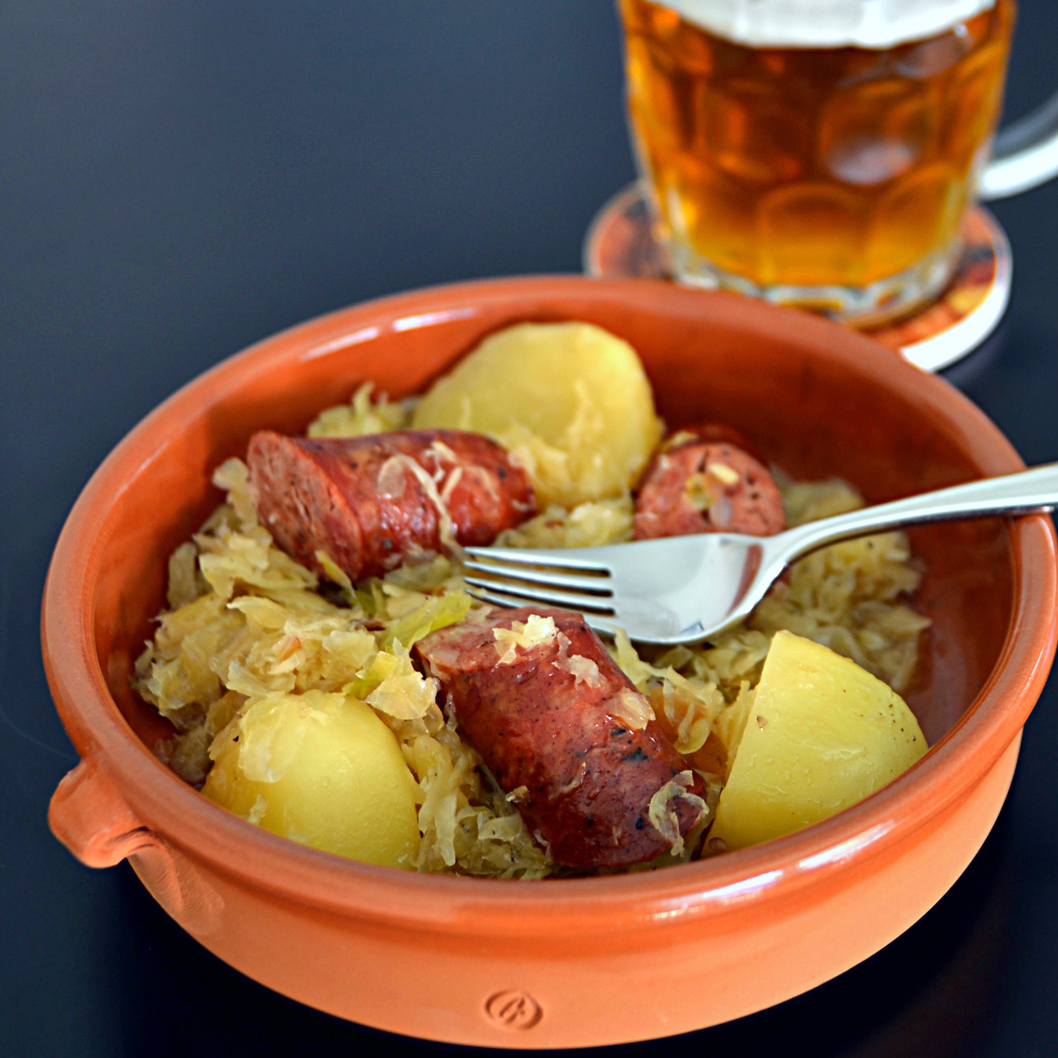 Portuguese Sausage and Sauerkraut