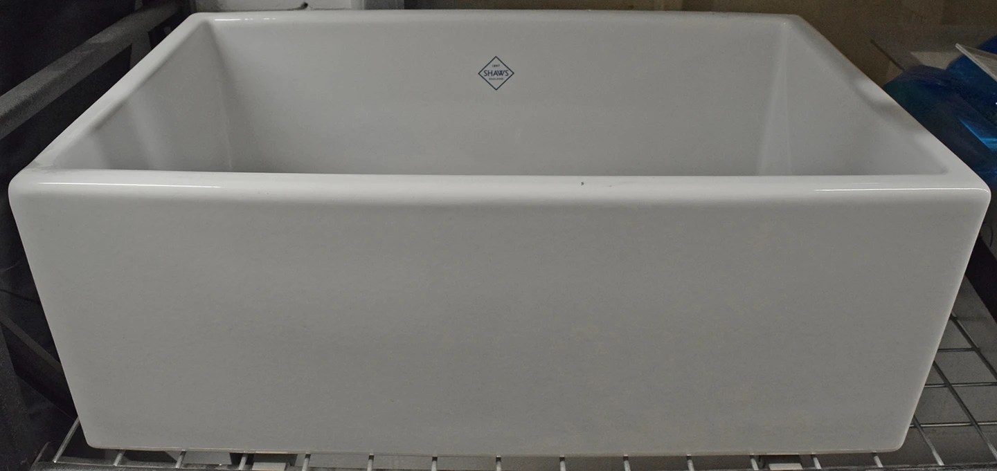 Rohl Shaws Original MS3018WH 30" Apron Front Single Bowl Fireclay