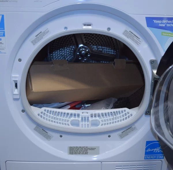 Beko HPD24412W 24" Ventless Electric Dryer and WMY10148C2 Washer