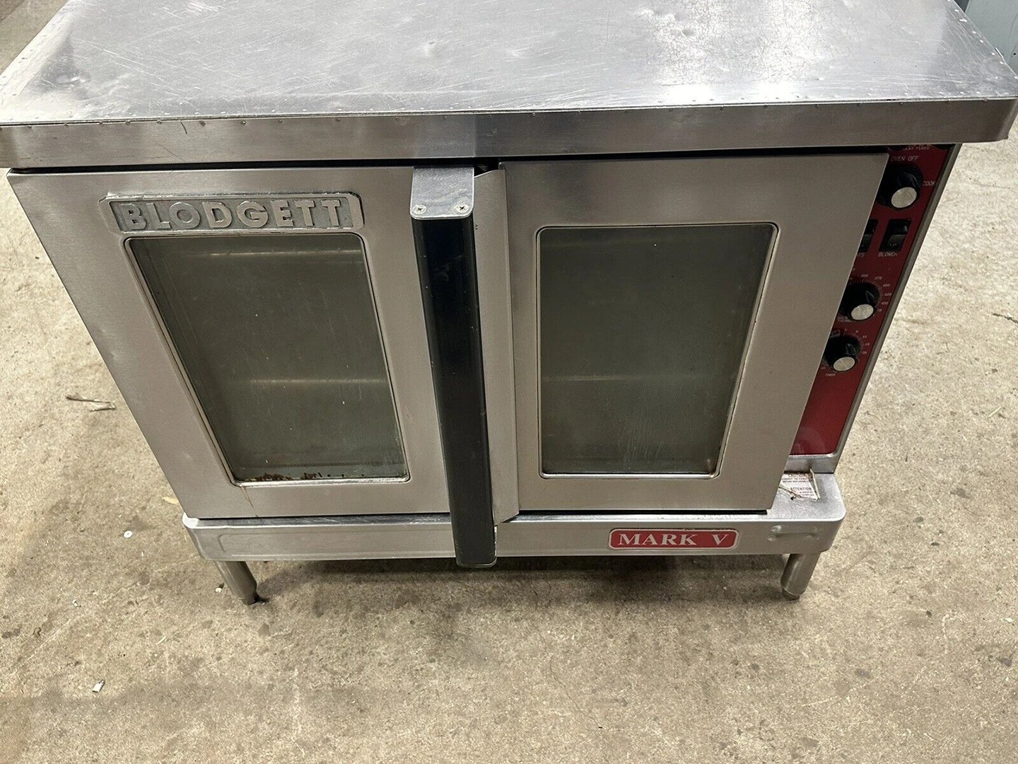 Blodgett Mark V Electric Single Deck Convection Oven Glass Doors 208V 1