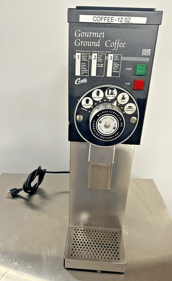 Wilbur Curtis GSG3BLK Automatic 3 lb. Coffee Grinder Black Finish