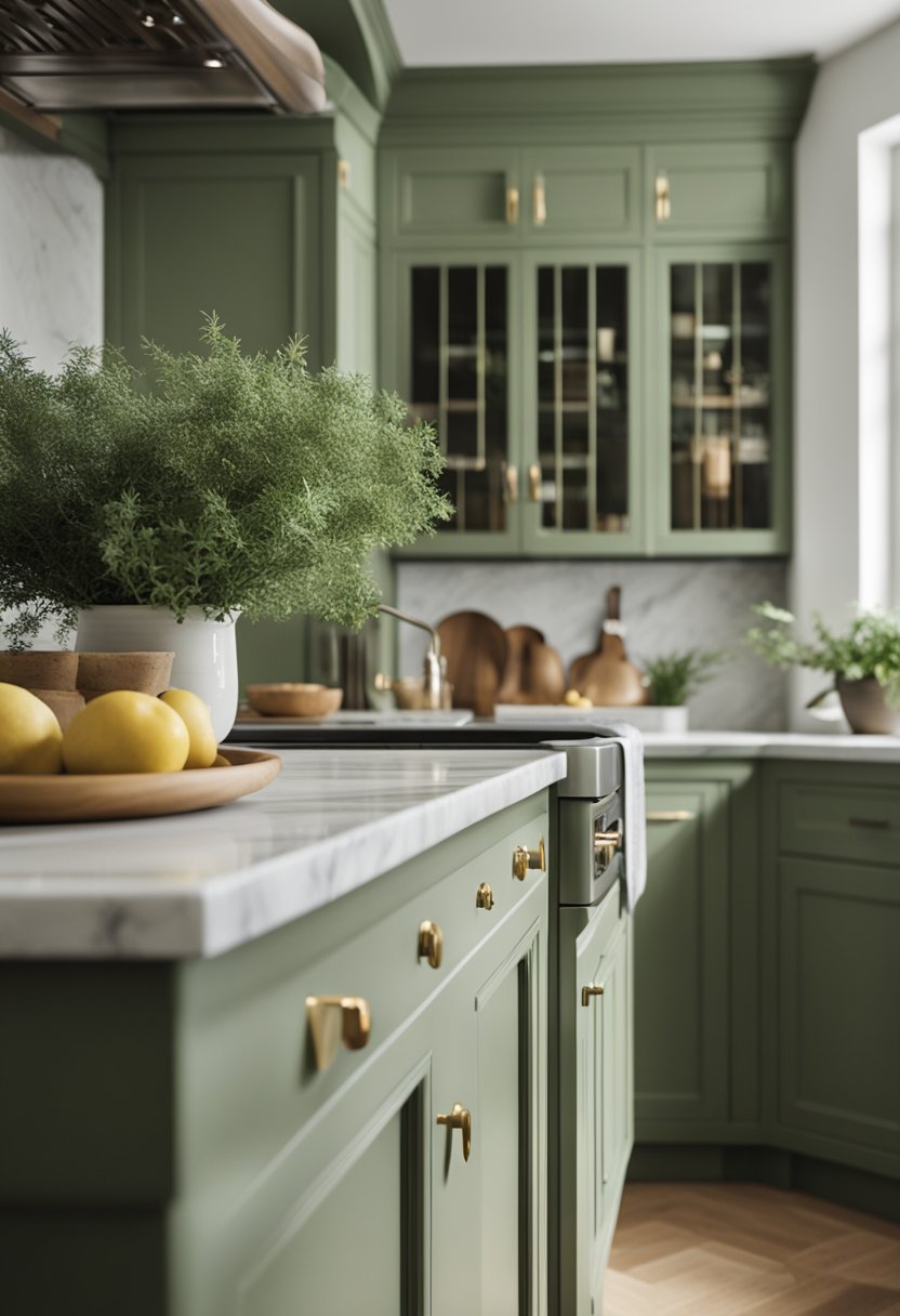 Earthy Elegance Unveiling the Charm of Sage Green Kitchens Kitchen
