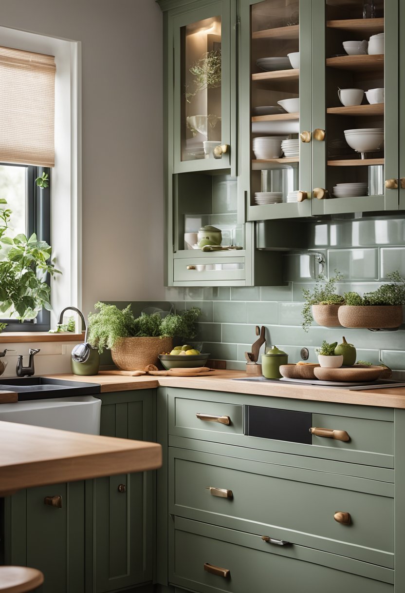Earthy Elegance Unveiling the Charm of Sage Green Kitchens Kitchen