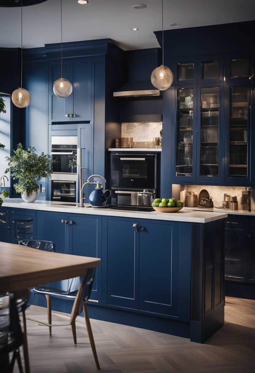 The Navy Blue Kitchen Tradition Meets Trend Kitchen Informant