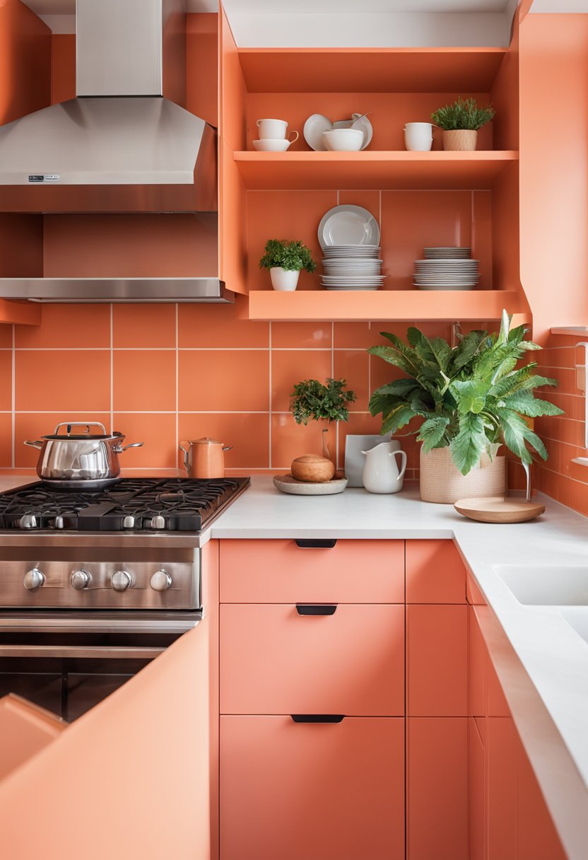 Coral Kitchen Ideas Transforming Spaces with a Pop of Color