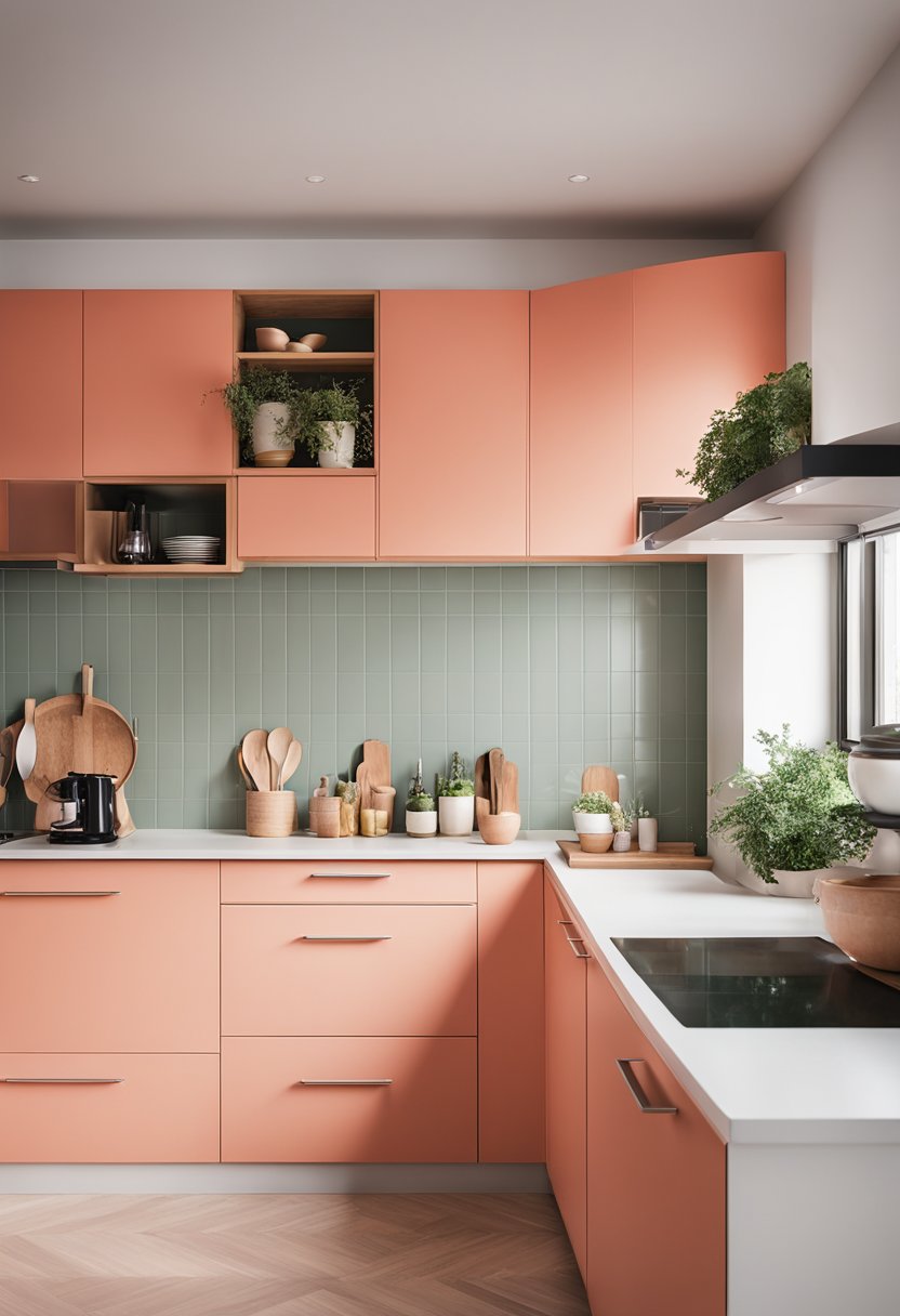 Coral Kitchen Ideas Transforming Spaces with a Pop of Color