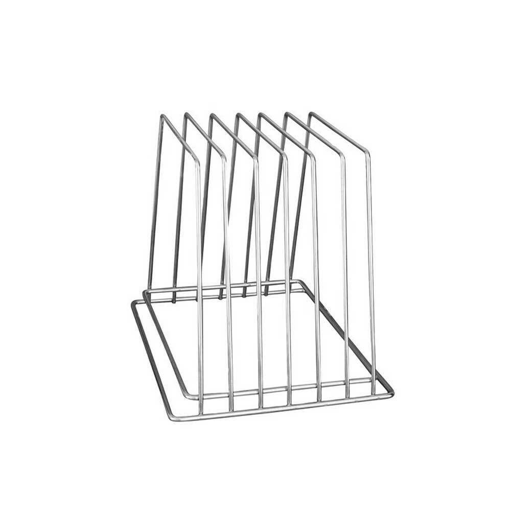 Cutting Board Rack Chrome 6 Slot Kitchen Kapers