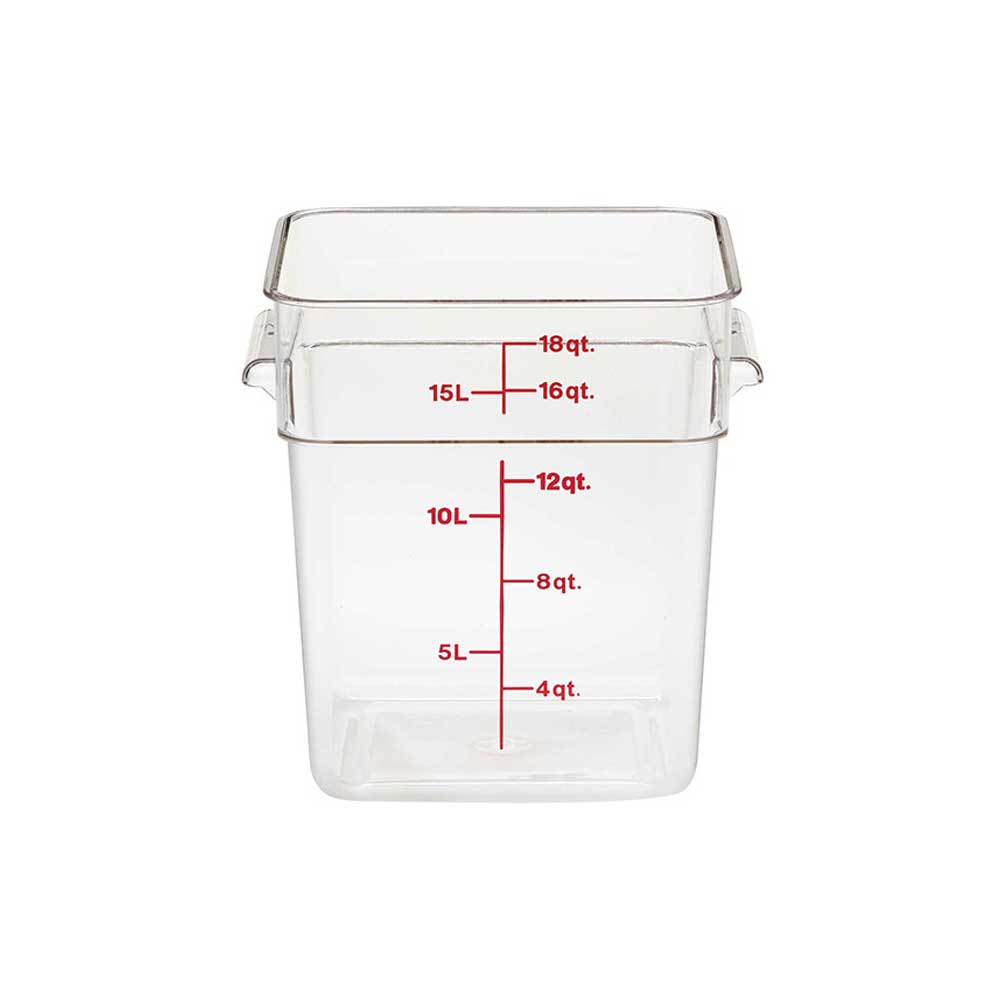 Cambro Camwear Storage Container 17.2L Clear Kitchen Kapers