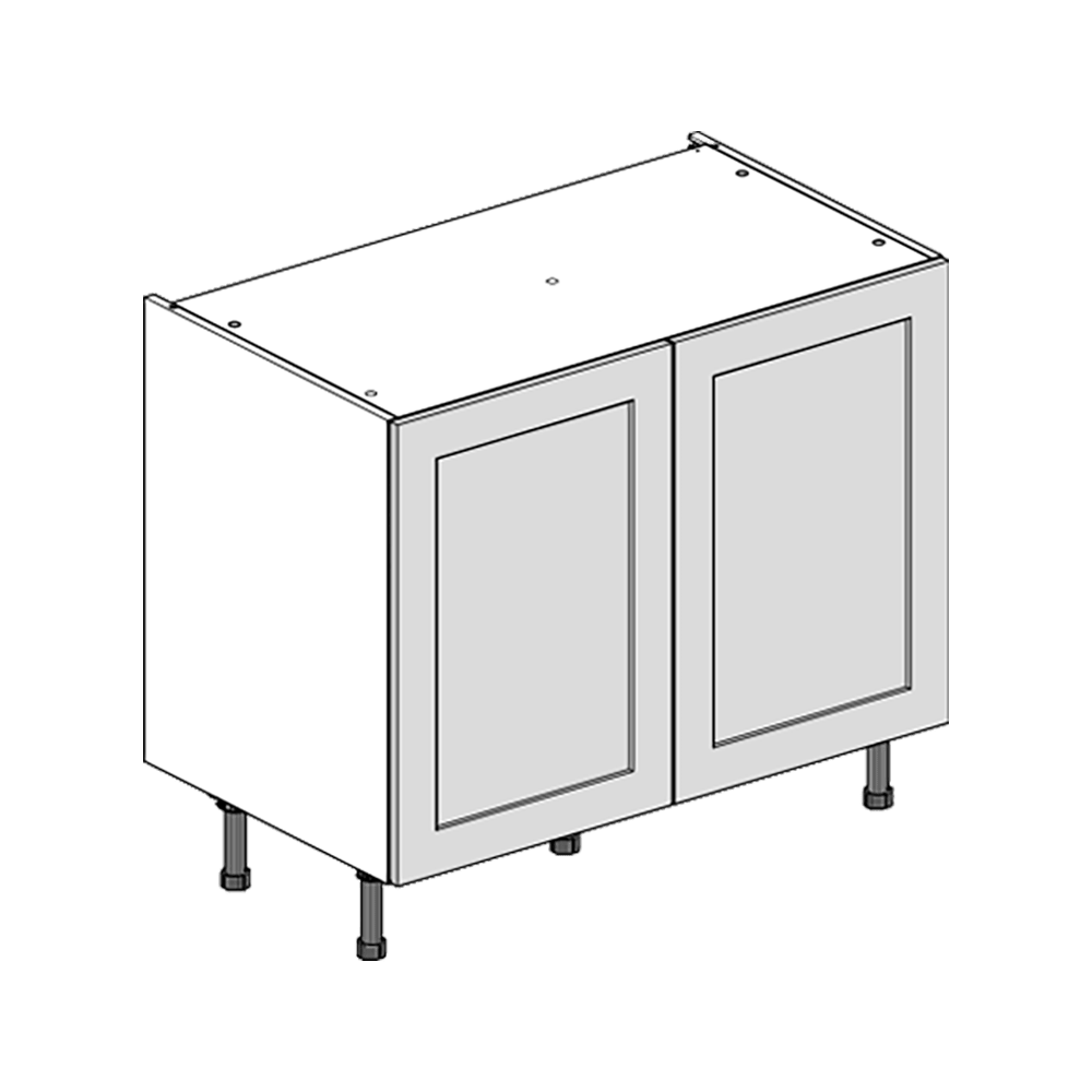 Shaker Matt Cashmere 1000 Base Rigid Kitchen Kit