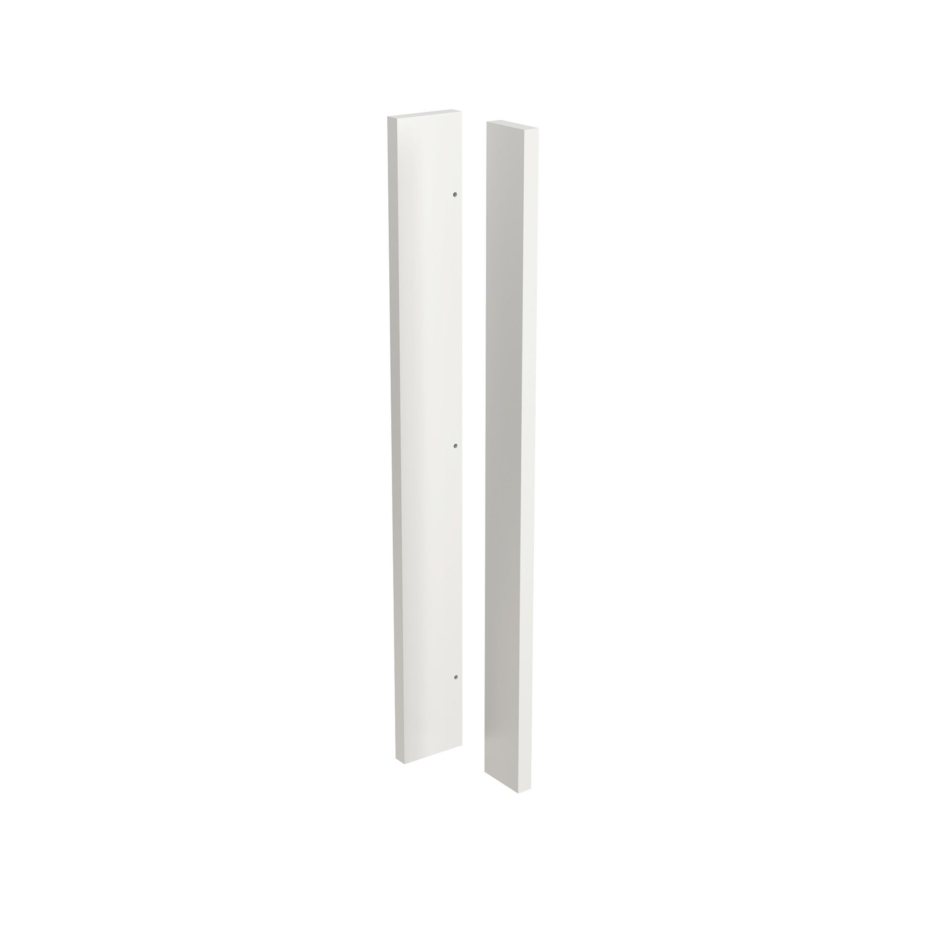 Shaker Matt White Corner Post Kitchen Kit