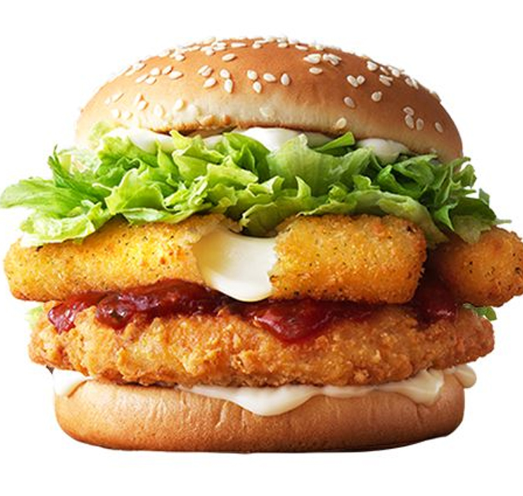 The Triple C Crispy, Cheesy, Chicken Burger Kitchen Lab