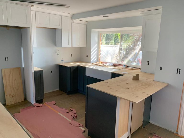 Counter overhang Kitchen LA Inc