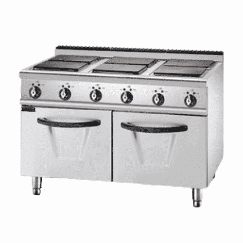 Electric 6 Hot Plate Cooker With (Square)