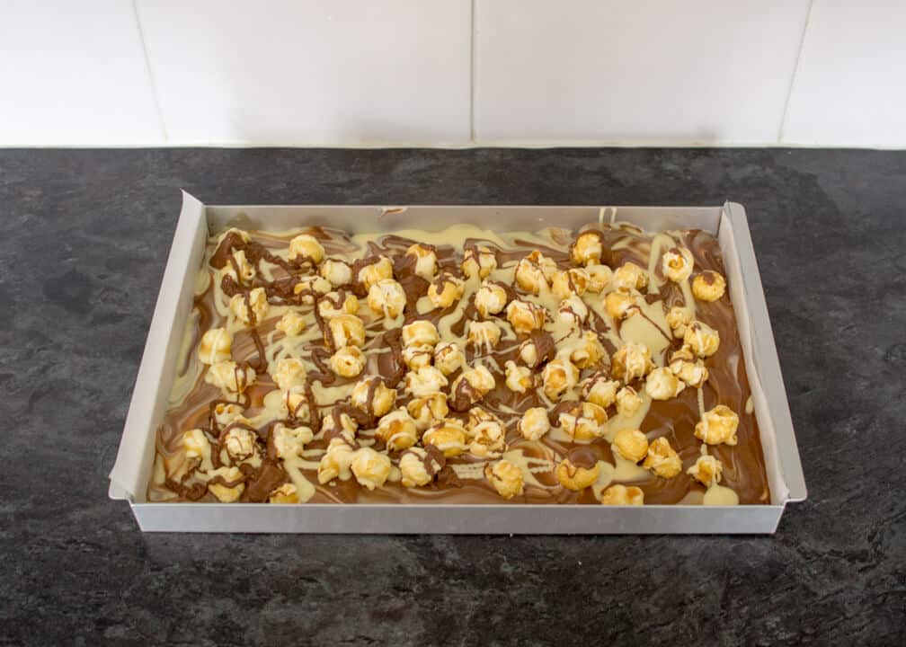 Toffee Popcorn Bark KitchenMason Easy Step by Step Picture