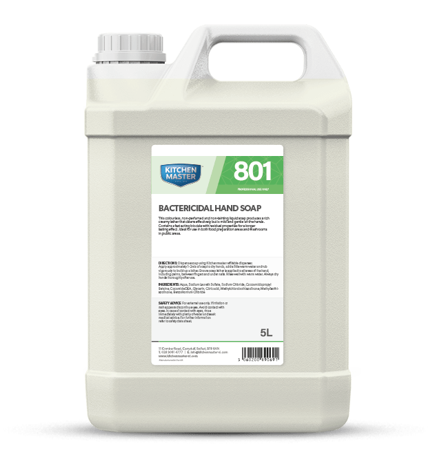 Bactericidal Hand Soap 801 Kitchenmaster The Hygiene Specialists