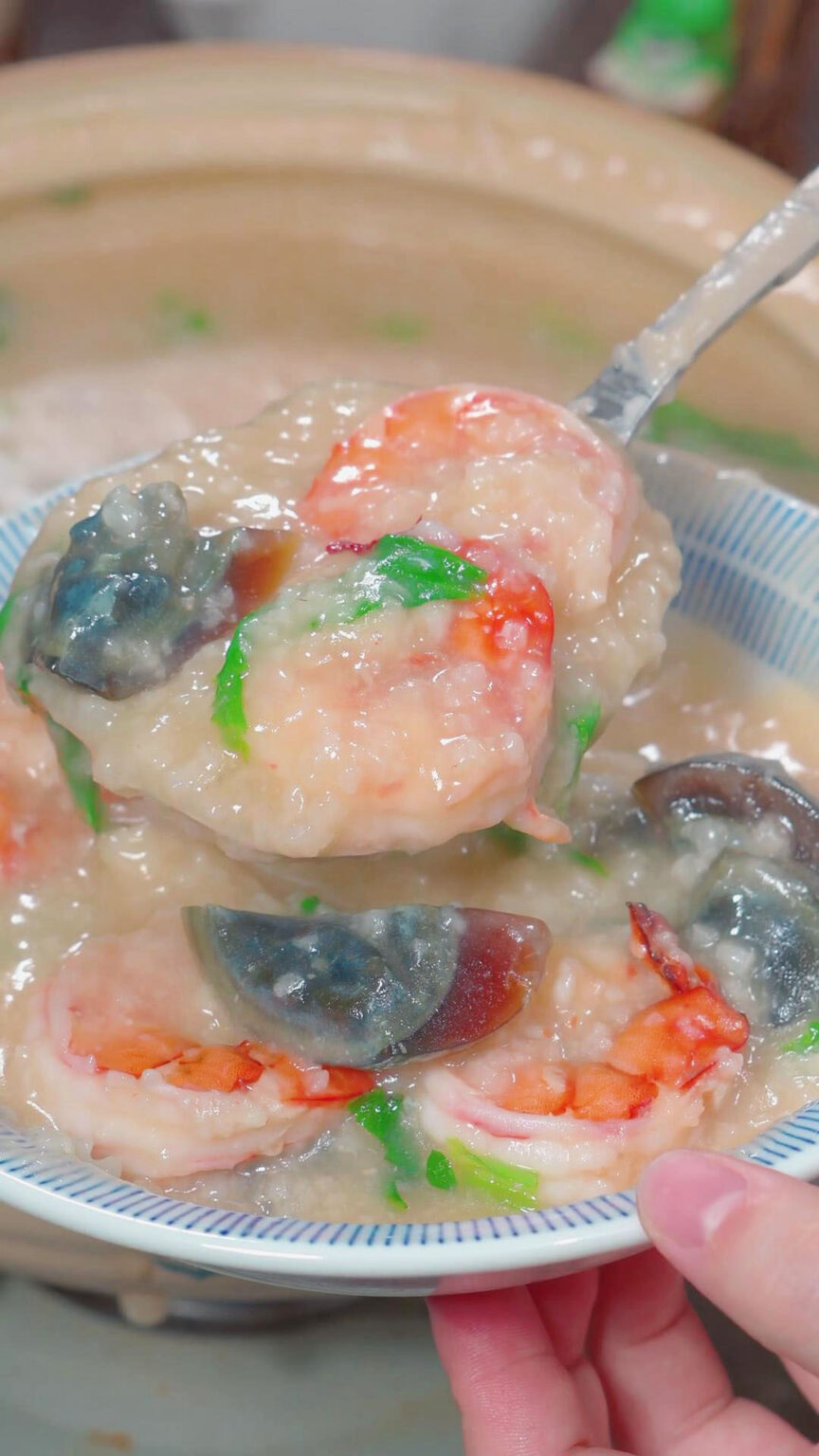 Shrimp Congee With Leftover Rice Kitchen (Mis)Adventures