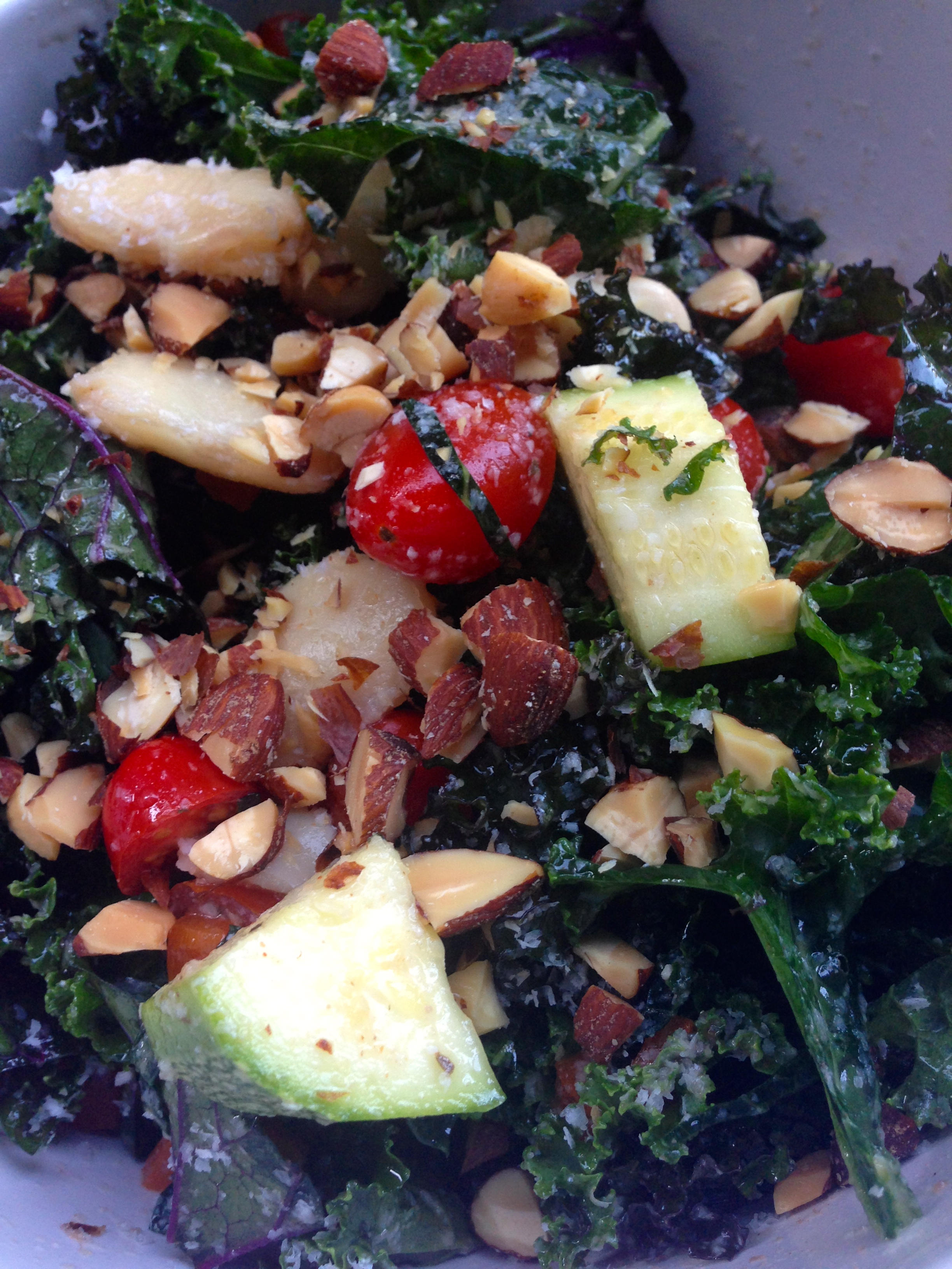 Kale & Zucchini Salad via Kitchen Nomad Kitchen Nomad