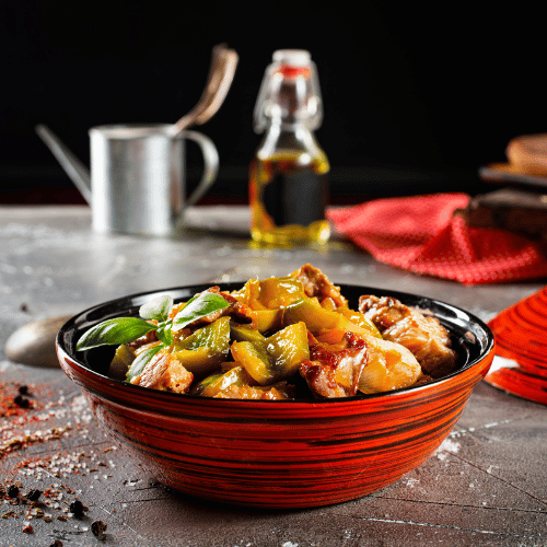 Saffron Chicken And Jeweled Rice