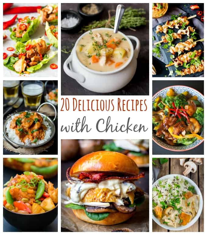 20 'What can I make with Chicken?' recipes Nicky's Kitchen Sanctuary