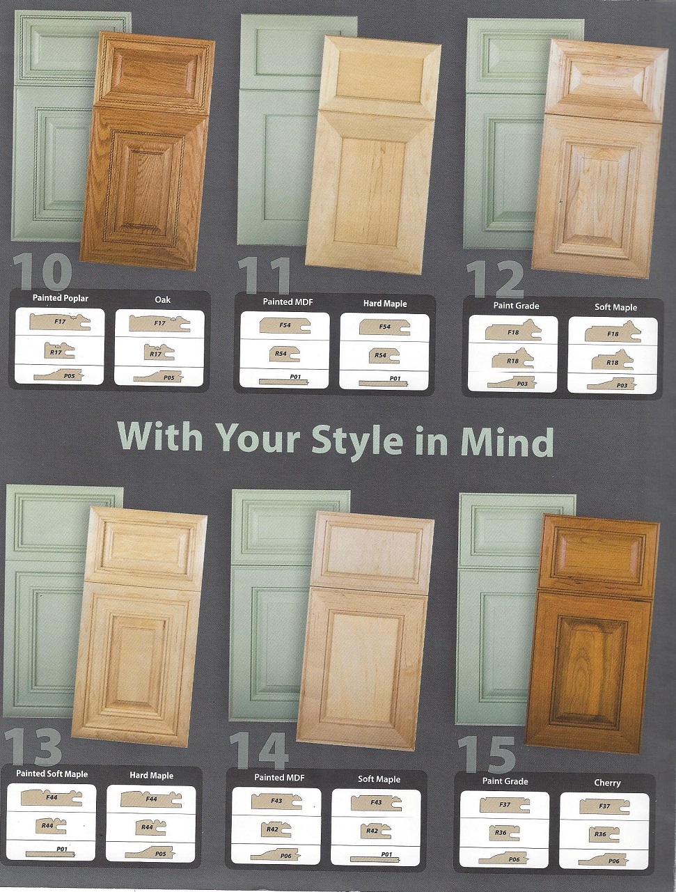 New Doors and Drawer Fronts Kitchens • Baths & Unfinished Furniture