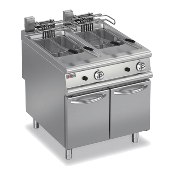 Baron Double Pan (2 x 22L) Electric Deep Fryer 90FRI/E822 Kitchen