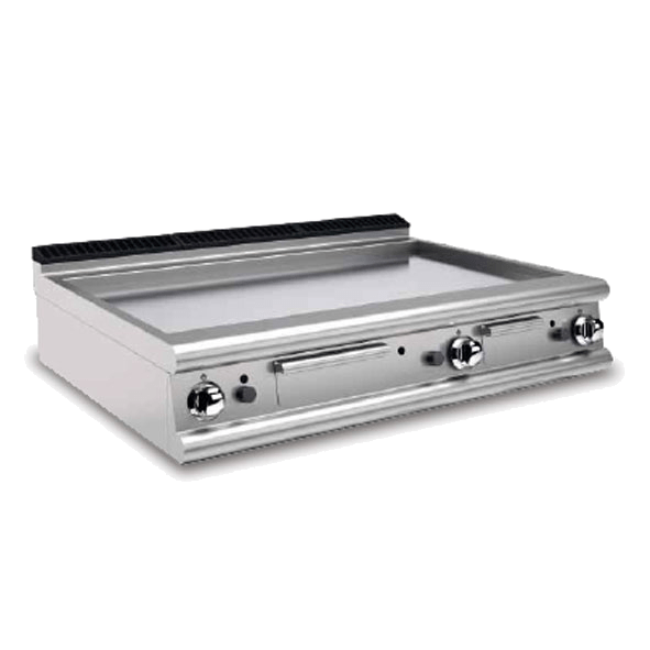 Baron Smooth Chromed Gas Griddle Plate 90FTT/G1205 Commercial