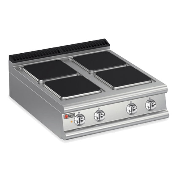 Baron Commercial Electric CookTop 90PC/E801 Four Burner Kitchen