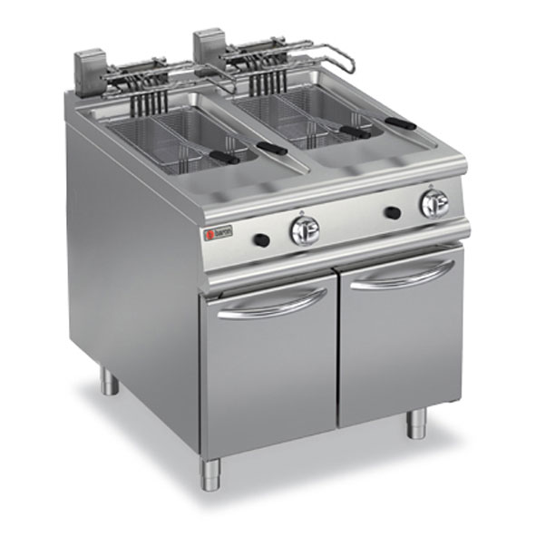Baron 15+15L Double Basin Electric Deep Fryer Q70FRI/E815 Kitchen