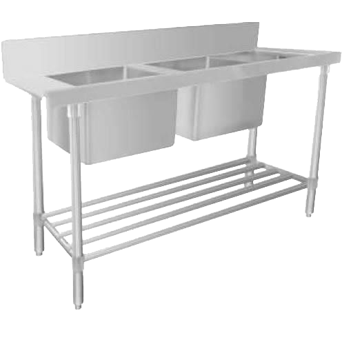 MixRite Stainless Steel Dishwasher Double Inlet Sink WSS2 Kitchen