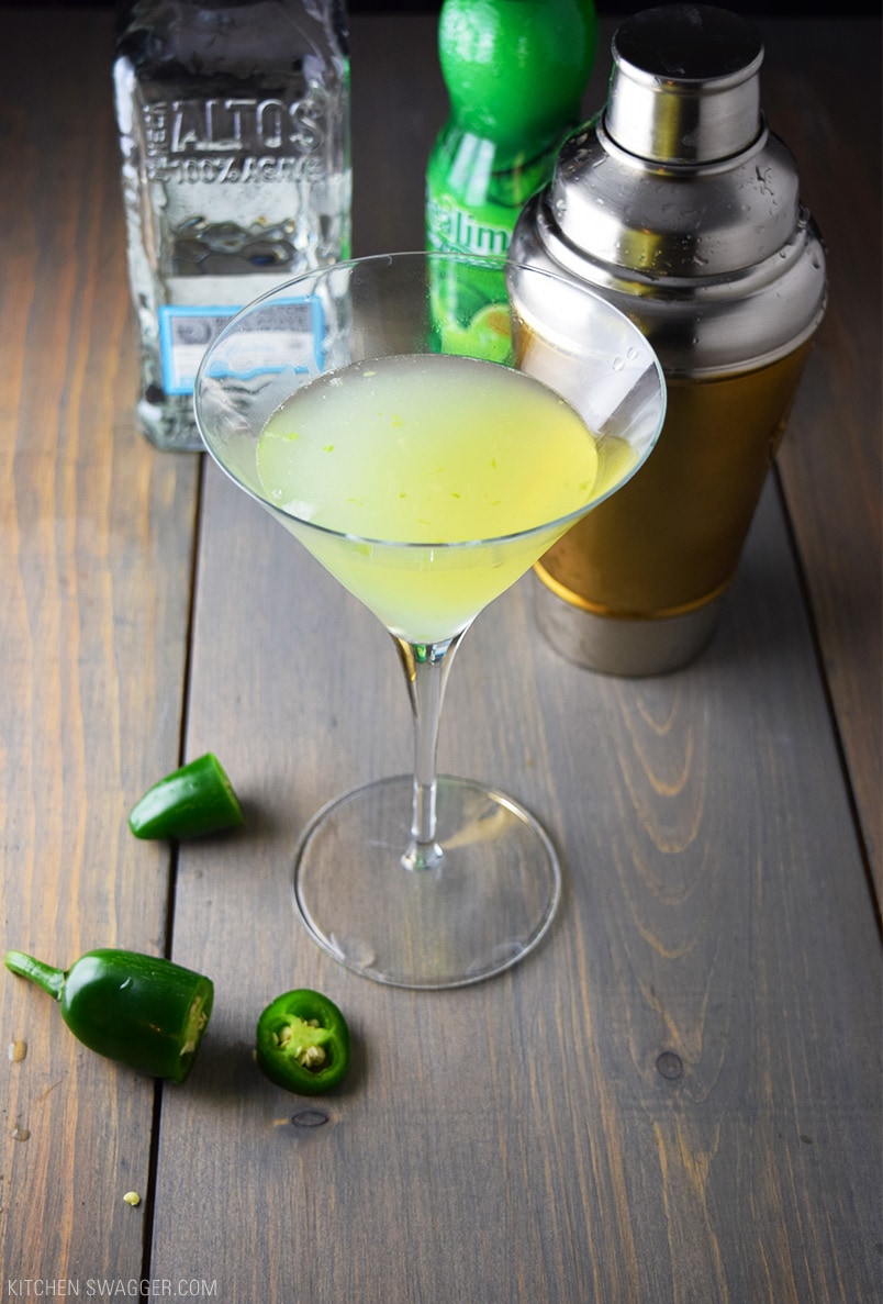 Spicy Tequila and Elderflower Martini Recipe Kitchen Swagger