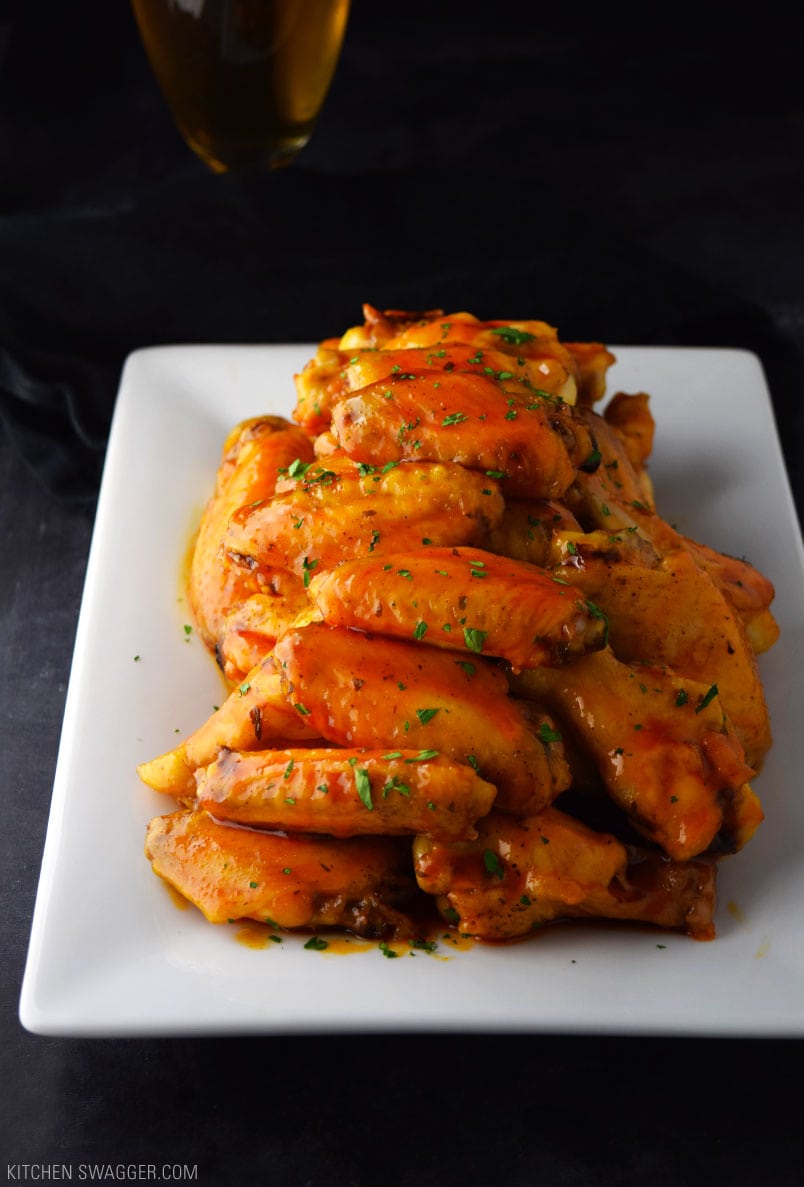 Crispy Baked Honey Buffalo Wings Recipe Kitchen Swagger