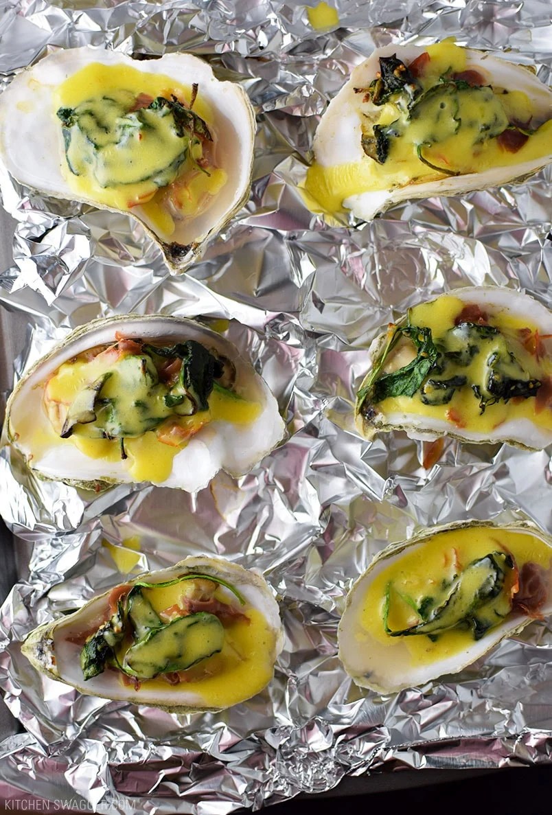 Baked Oysters with Prosciutto and Hollandaise Sauce Recipe Kitchen