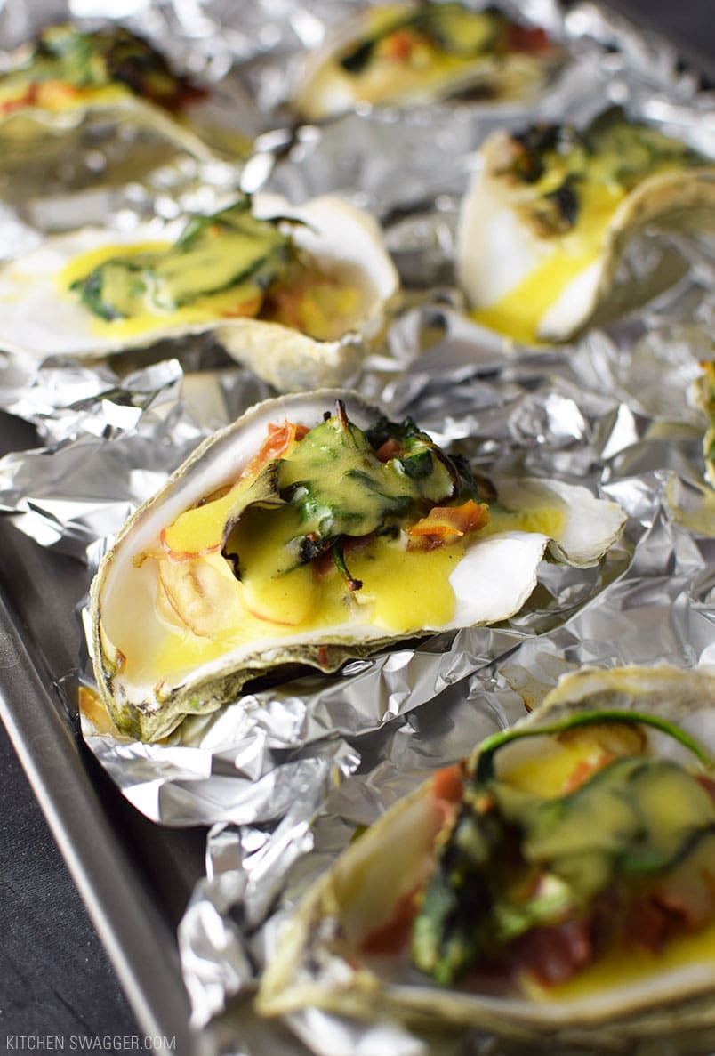 Baked Oysters with Prosciutto and Hollandaise Sauce Recipe Kitchen