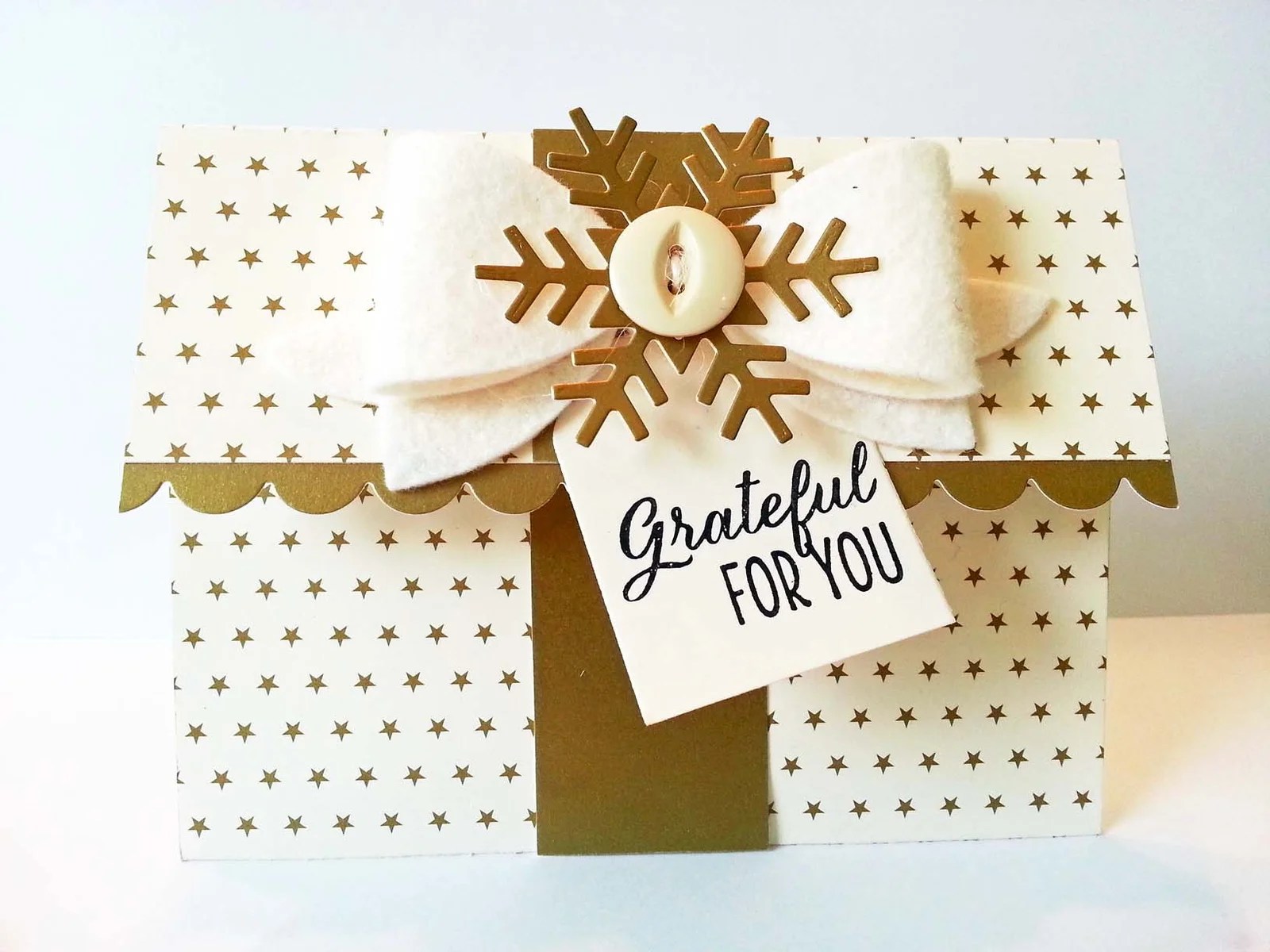 gift card holder video tutorial A Muse Gift Card Insert Die & Bow Die