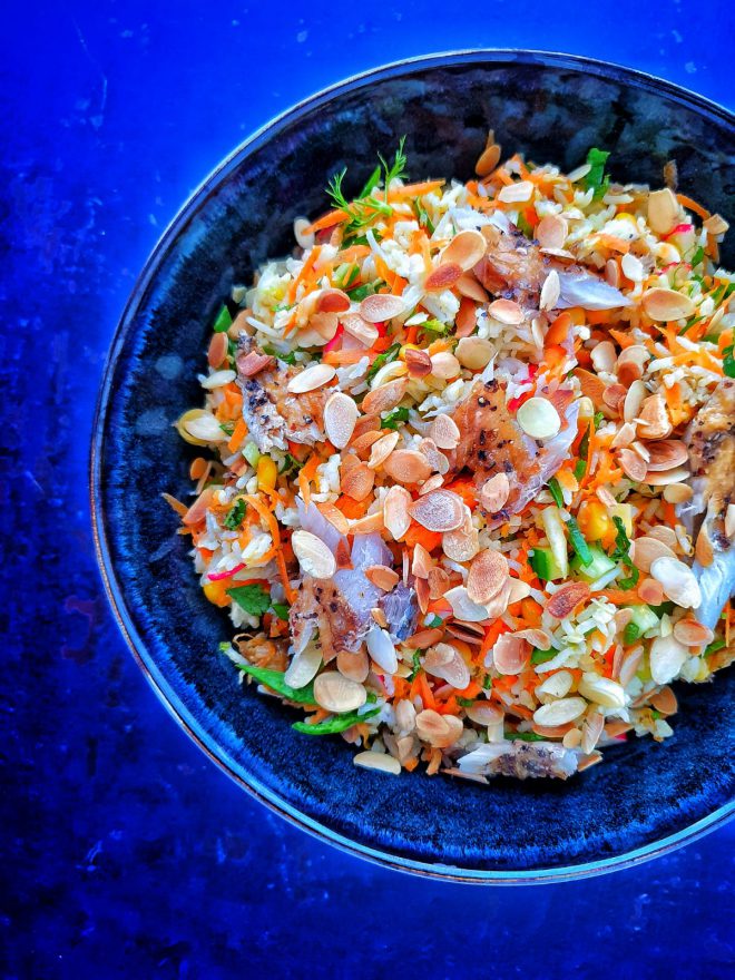 Recipe of the week Smoked mackerel rice salad Kitchen Titbits