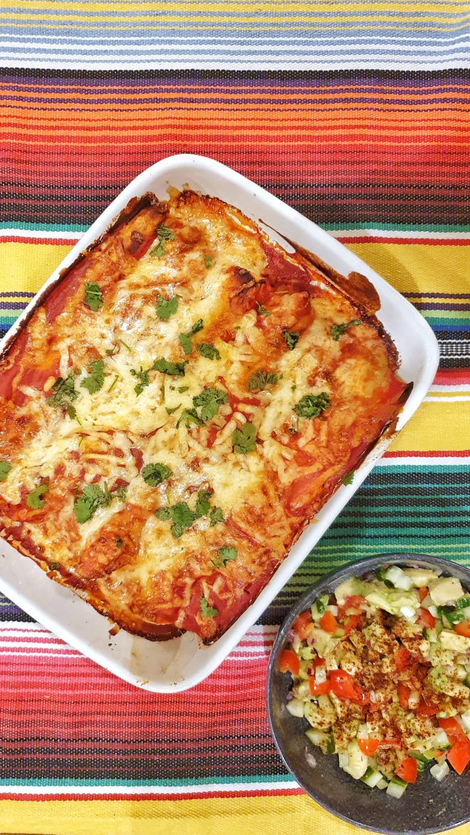 Recipe of the week Veggie enchiladas Kitchen Titbits