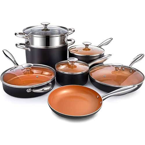 Best Non Stick Copper Cookware 2023 Reviews + Buying Guide